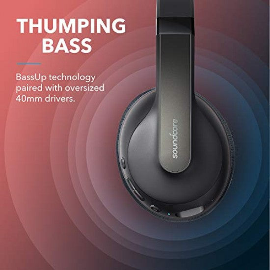 Soundcore Life Q10 Bluetooth Wireless Over Ear Headphones With Mic And Foldable, Hi-Res Certified Sound Soundcore Life Q10 Bluetooth Wireless Over Ear Headphones With Mic And Foldable, Hi-Res Certified Sound